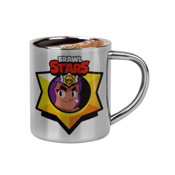 Brawl Stars Shelly, Double-wall metal cup for espresso (220ml)