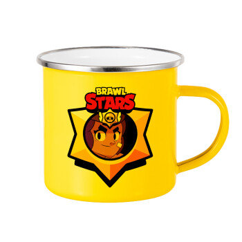 Brawl Stars Shelly, Yellow Enamel Metallic Cup 360ml