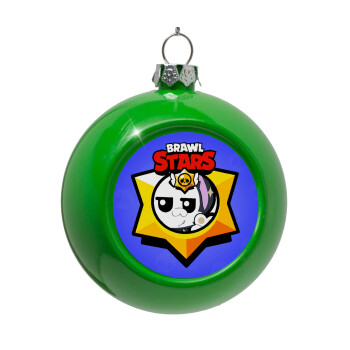 Brawl Stars Kit, Green Christmas tree ornament bauble 8cm