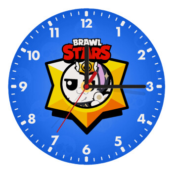 Brawl Stars Kit, Wooden wall clock (20cm)