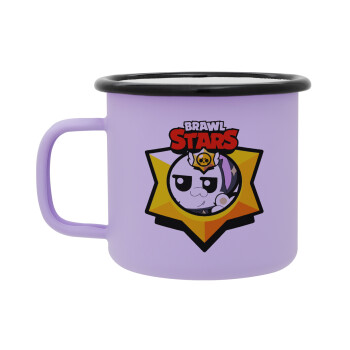 Brawl Stars Kit, Κούπα Μεταλλική εμαγιέ ΜΑΤ Light Pastel Purple 360ml