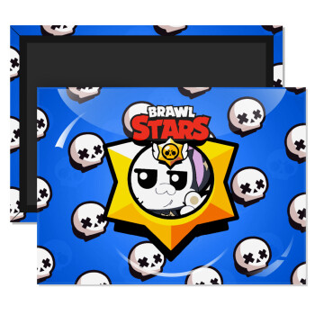 Brawl Stars Kit, Ορθογώνιο μαγνητάκι ψυγείου διάστασης 9x6cm