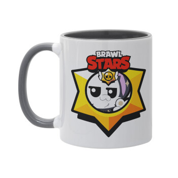 Brawl Stars Kit, Κούπα χρωματιστή γκρι, κεραμική, 330ml