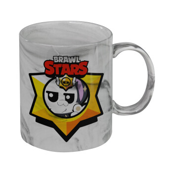 Brawl Stars Kit, Mug ceramic marble style, 330ml