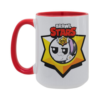 Brawl Stars Kit, Κούπα Mega 15oz, κεραμική Κόκκινη, 450ml