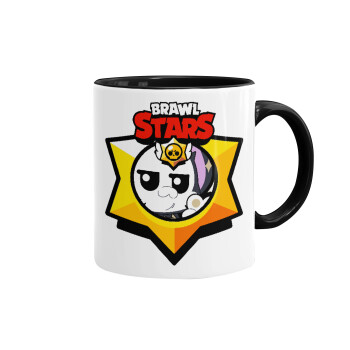 Brawl Stars Kit, Mug colored black, ceramic, 330ml