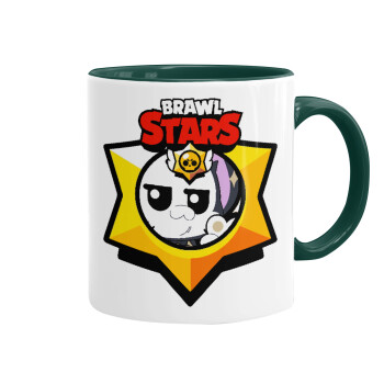 Brawl Stars Kit, Mug colored green, ceramic, 330ml