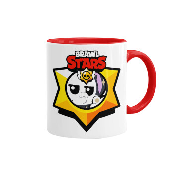 Brawl Stars Kit, Mug colored red, ceramic, 330ml