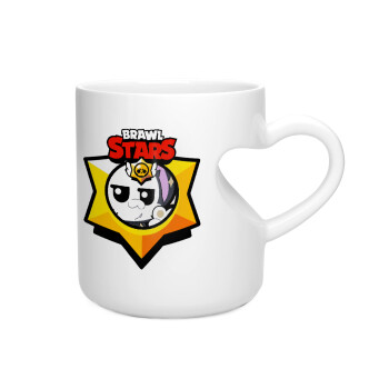 Brawl Stars Kit, Κούπα καρδιά λευκή, κεραμική, 330ml