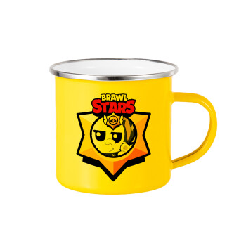 Brawl Stars Kit, Yellow Enamel Metallic Cup 360ml