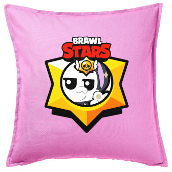 Brawl Stars Kit, Sofa cushion Pink 50x50cm includes filling