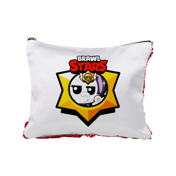 Brawl Stars Kit, Red sequin cosmetic bag