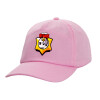 Adult Baseball Cap, 100% Cotton, PINK (COTTON, ADULT, UNISEX, ONE SIZE)