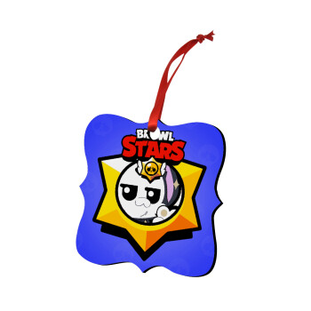 Brawl Stars Kit, Christmas ornament polygon wooden 7.5cm