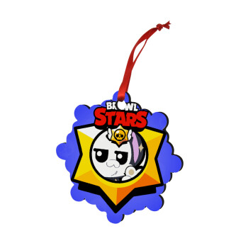 Brawl Stars Kit, Christmas ornament snowflake wooden 7.5cm