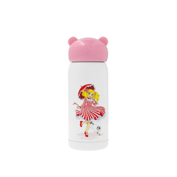 Candy, Pink stainless steel thermal flask, 320ml