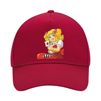 Candy, Adult Ultimate Hat RED, (100% COTTON DRILL, ADULT, UNISEX, ONE SIZE)