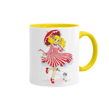 Candy, Mug colored yellow, ceramic, 330ml