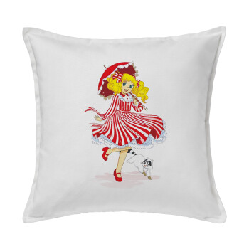 Candy, Sofa cushion White 50x50cm includes filling