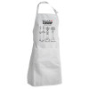 Adult Chef Apron (with sliders and 2 pockets)