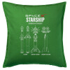 Sofa cushion Green 50x50cm includes filling