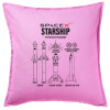 Sofa cushion Pink 50x50cm includes filling