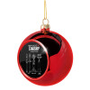 Christmas tree ball Red 8cm