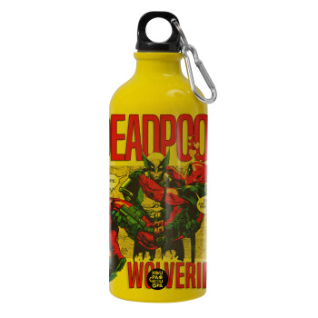 Superhero Deadpool Wolverine, Water bottle 600ml