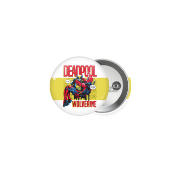 Superhero Deadpool Wolverine, Κονκάρδα παραμάνα 5cm