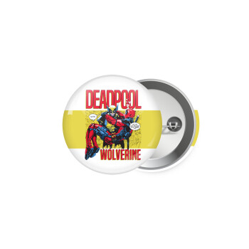 Superhero Deadpool Wolverine, Κονκάρδα παραμάνα 5.9cm