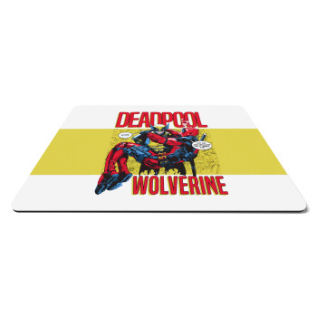 Superhero Deadpool Wolverine, Mousepad rect 27x19cm