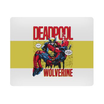 Superhero Deadpool Wolverine, Mousepad rect 23x19cm