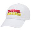 Adult Baseball Cap White 5-panel (POLYESTER, ADULT, UNISEX, ONE SIZE)