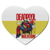 Mousepad heart 23x20cm