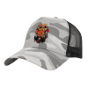 Adult Structured Trucker Hat, with Mesh, (Camouflage) Army Camo (100% COTTON, ADULT, UNISEX, ONE SIZE)