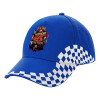 Adult Ultimate BLUE RACING Cap, (100% COTTON DRILL, ADULT, UNISEX, ONE SIZE)