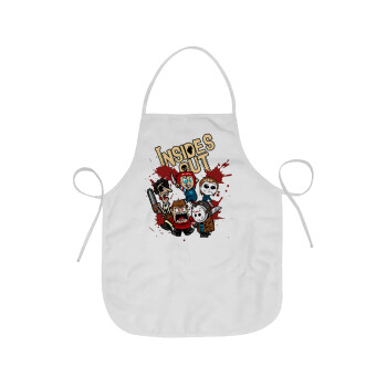 Halloween Inside out, Chef Apron Short Full Length Adult (63x75cm)