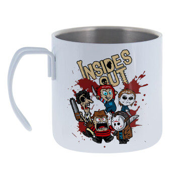 Halloween Inside out, Mug Stainless steel double wall 400ml