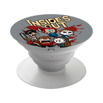 Halloween Inside out, Phone Holders Stand  White Hand-held Mobile Phone Holder