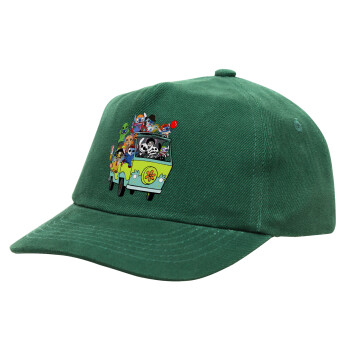 Stitch Halloween, Children's Baseball Cap, 100% Cotton Drill, GREEN (COTTON, CHILDREN'S, ONE SIZE)