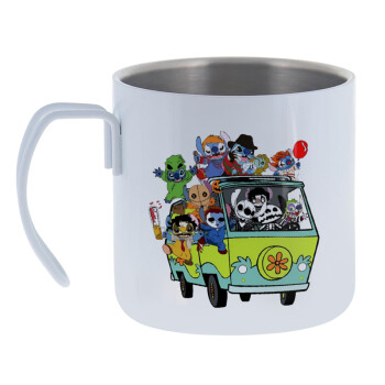 Stitch Halloween, Mug Stainless steel double wall 400ml