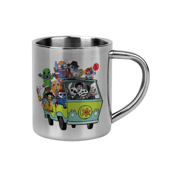 Stitch Halloween, Mug Stainless steel double wall 300ml