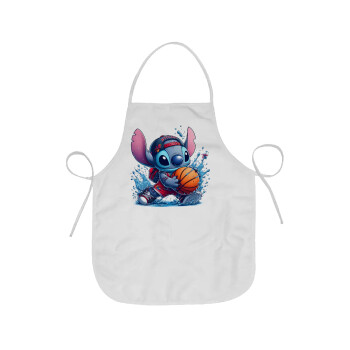 Stitch Basketball, Chef Apron Short Full Length Adult (63x75cm)