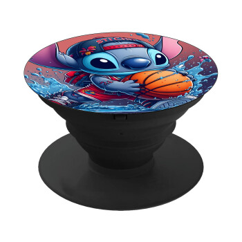 Stitch Basketball, Phone Holders Stand  Μαύρο Βάση Στήριξης Κινητού στο Χέρι