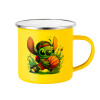 Yellow Enamel Metallic Cup 360ml