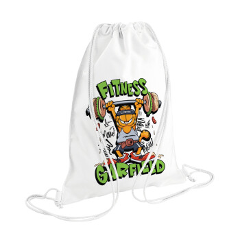 Garfield Fitness, Backpack pouch GYMBAG white (28x40cm)