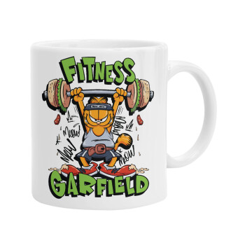 Garfield Fitness, Κούπα, κεραμική, 330ml (1 τεμάχιο)