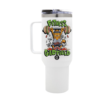 Garfield Fitness, Mega Tumbler με καπάκι, διπλού τοιχώματος (θερμό) 1,2L