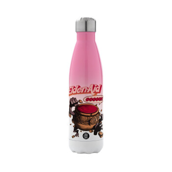 Elden-Aid, Elden Ring inspired , Metal mug thermos Pink/White (Stainless steel), double wall, 500ml