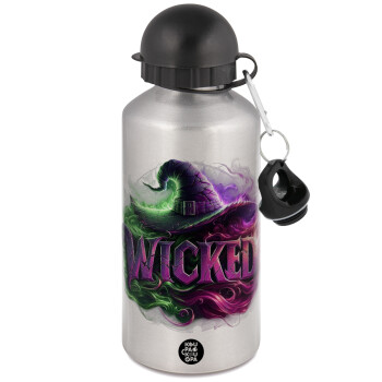 Wicked, Metallic water jug, Silver, aluminum 500ml